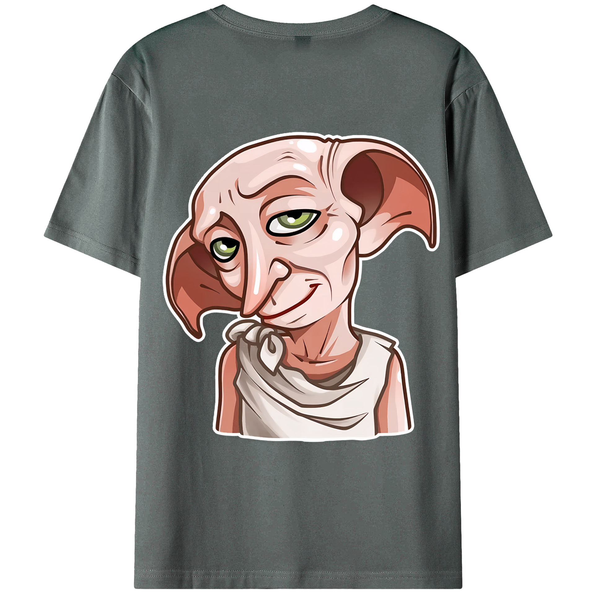 （画像用） Harry Potter ハリー・ポッターシリーズ 綿100％ メンズ半袖Tシャツ（バックプリント） 通気性